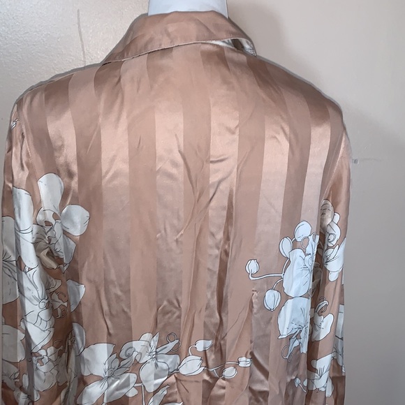 STARINGTON 100% Silk Floral Print Long Sleeve Blouse - Picture 7 of 9